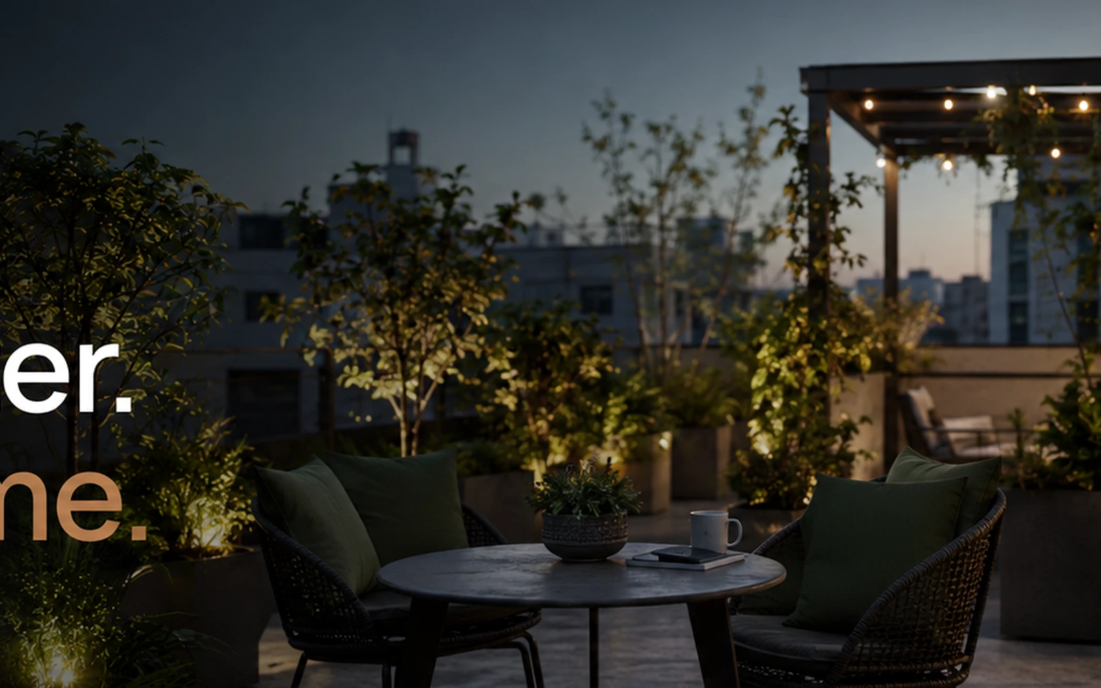 Safe House PG rooftop living space in Malka Ganj